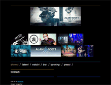 Tablet Screenshot of alanscottband.com